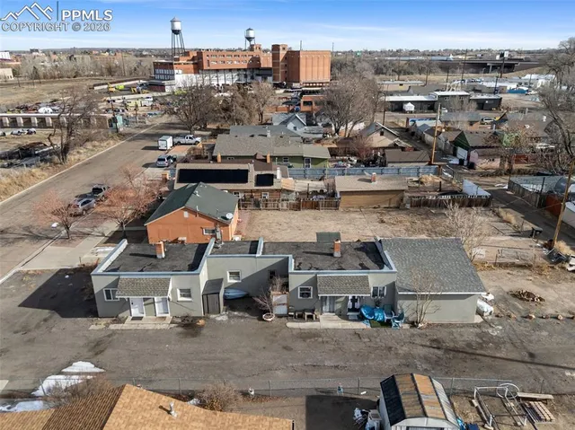 a view of building with outdoor space