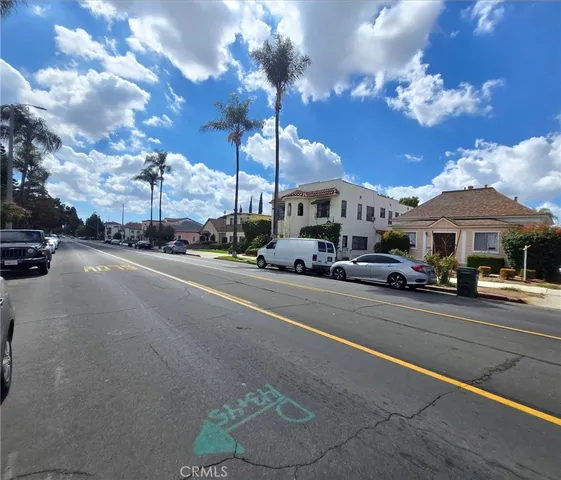 a car parked on the side of the street