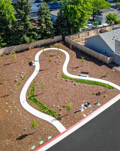 a view of a bathtub in a yard