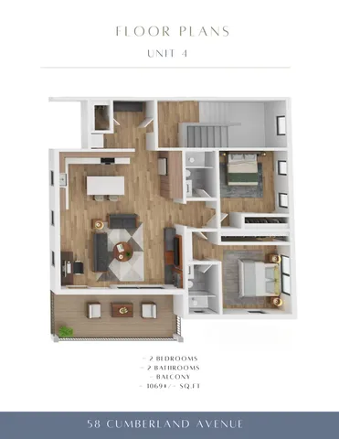 $1,195,000 | 58 Cumberland Avenue, Unit 4, Portland, ME 04101