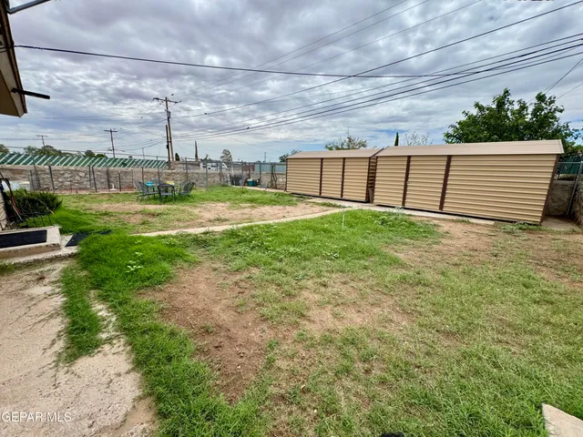 a view of a porch with a yard