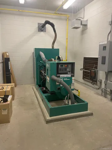 a room with gym equipment