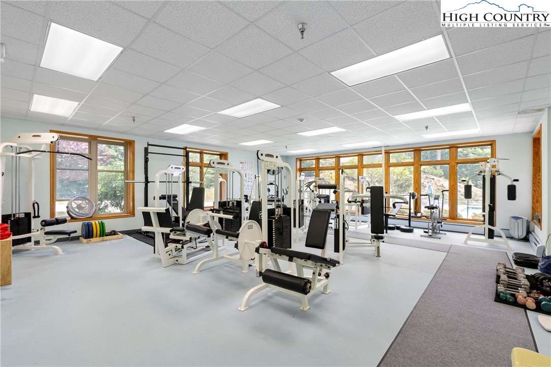 195 The Courtyard Boone, NC 28607 - Photo 9 of 16 a view of a room with gym equipment