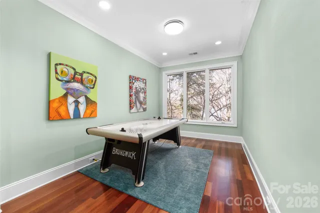 a view of a tables and chairs in a patio