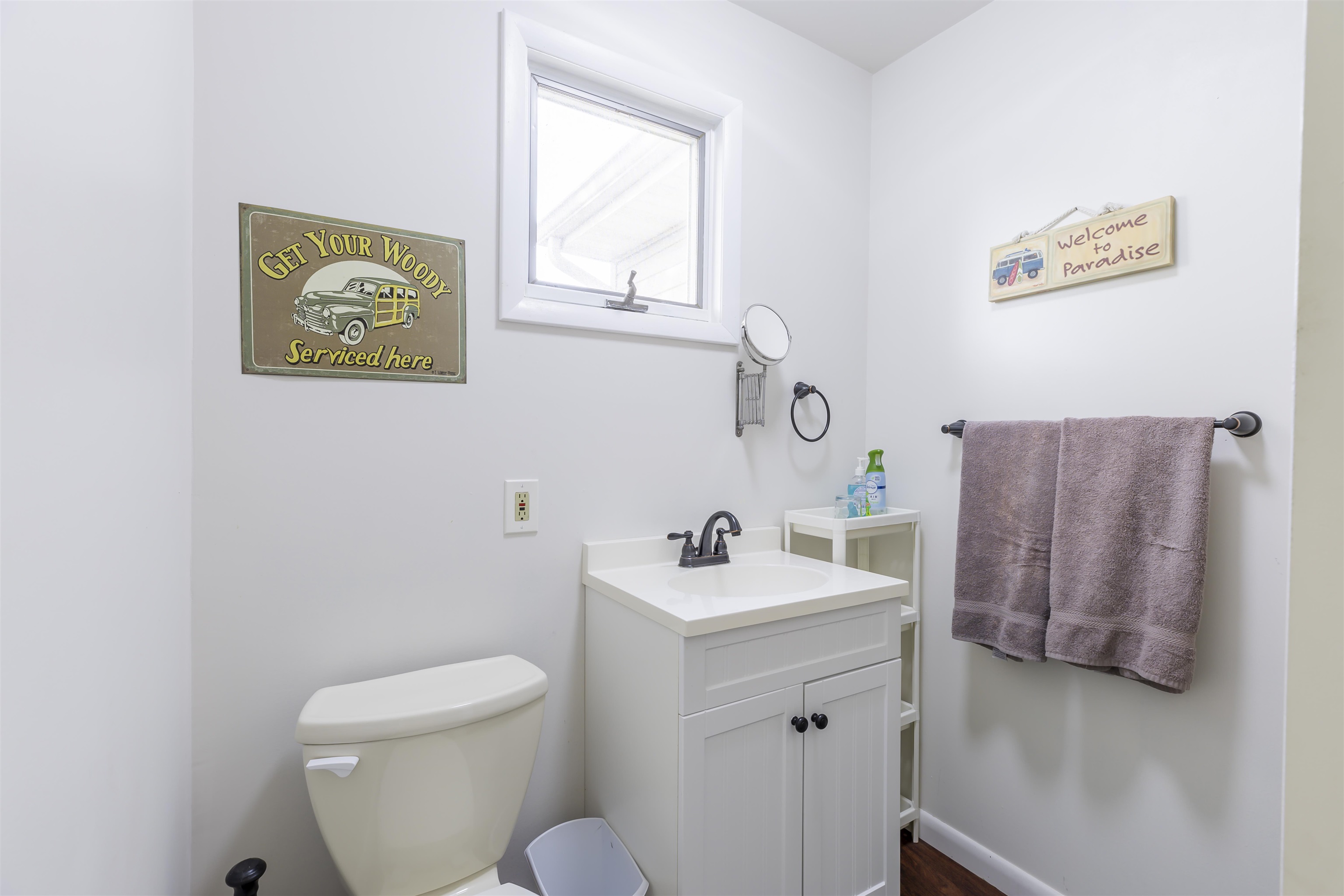 116 Cedardale Avenue Villas, NJ 08251 - Photo 14 of 30 a bathroom with a toilet sink and mirror