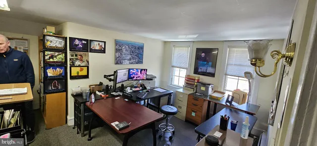 a room with furniture and window