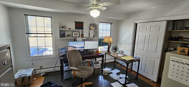 a kitchen with a stove and a refrigerator