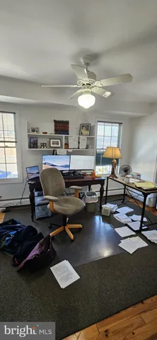 a room with furniture and window