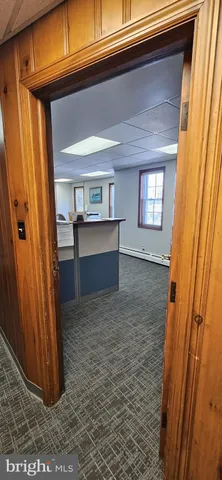 a view of room and front door