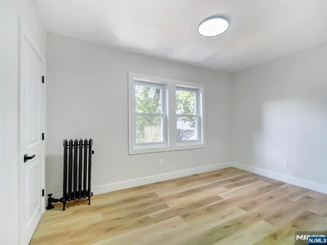 wooden floor and windows in a room