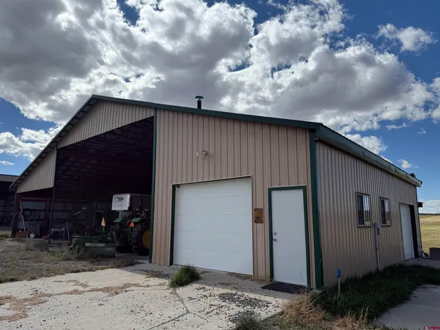 a backyard of a house