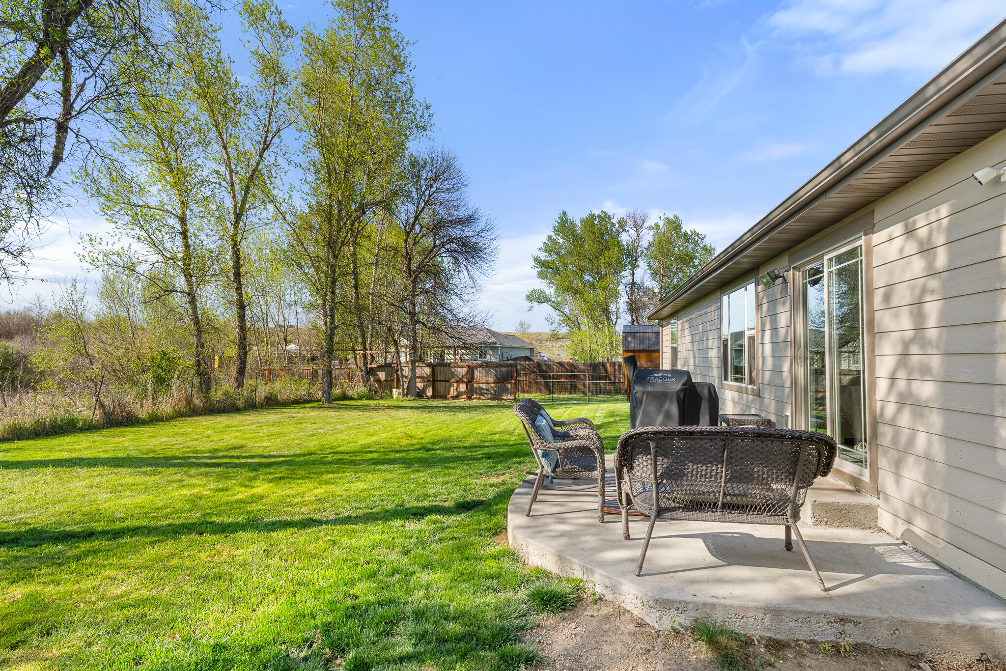 612 Heather Lane Ranchester, WY 82839 - Photo 37 of 45 Back Patio and Yard