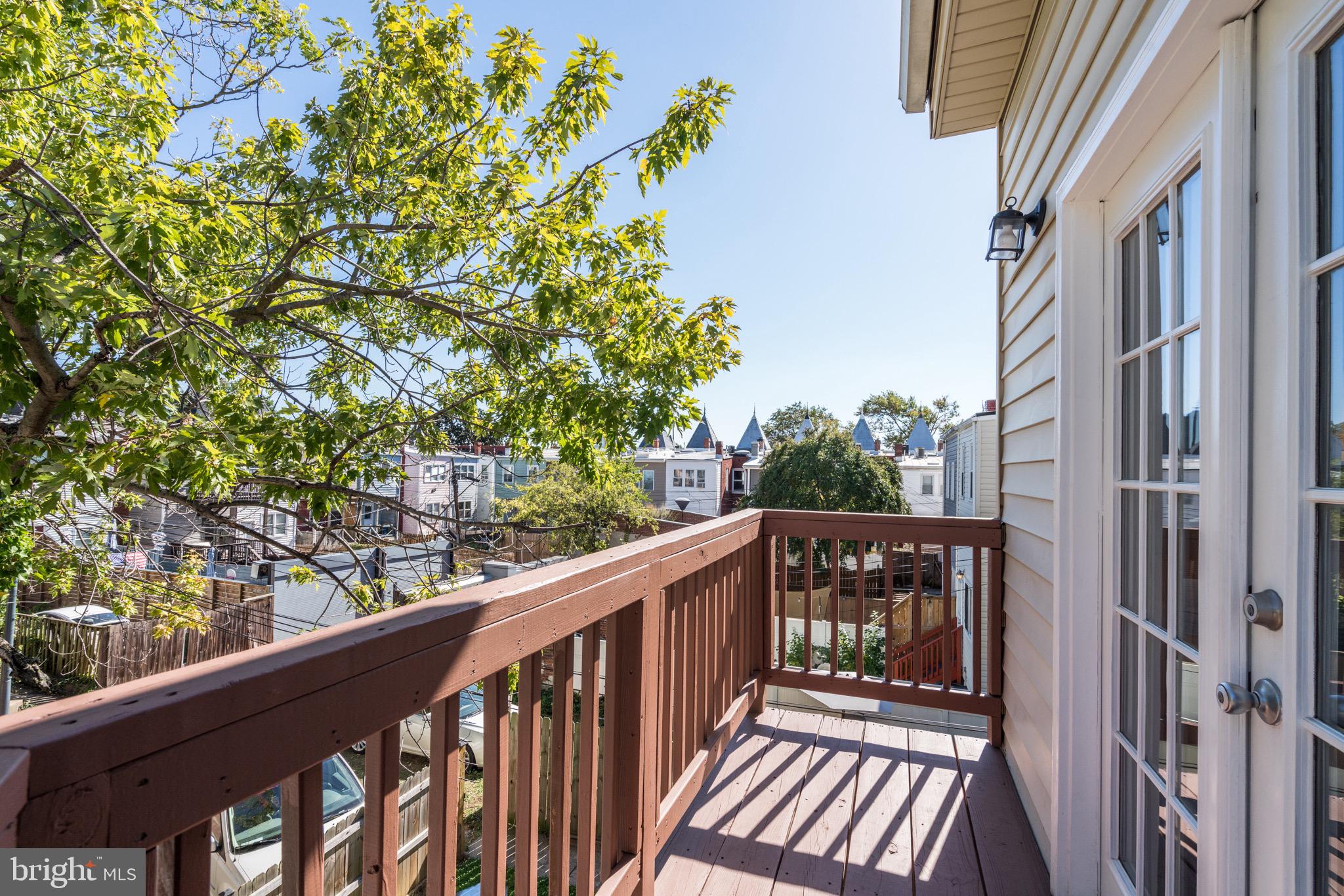 1031 10th Street Northeast Washington, DC 20002 - Photo 24 of 57 Second Floor rear balcony