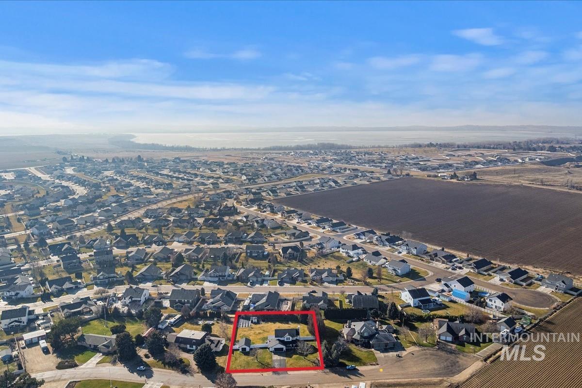 14111 Towers Drive Caldwell, ID 83607 - Photo 46 of 50 View of rural area featuring property boundaries highlighted and nearby lake.