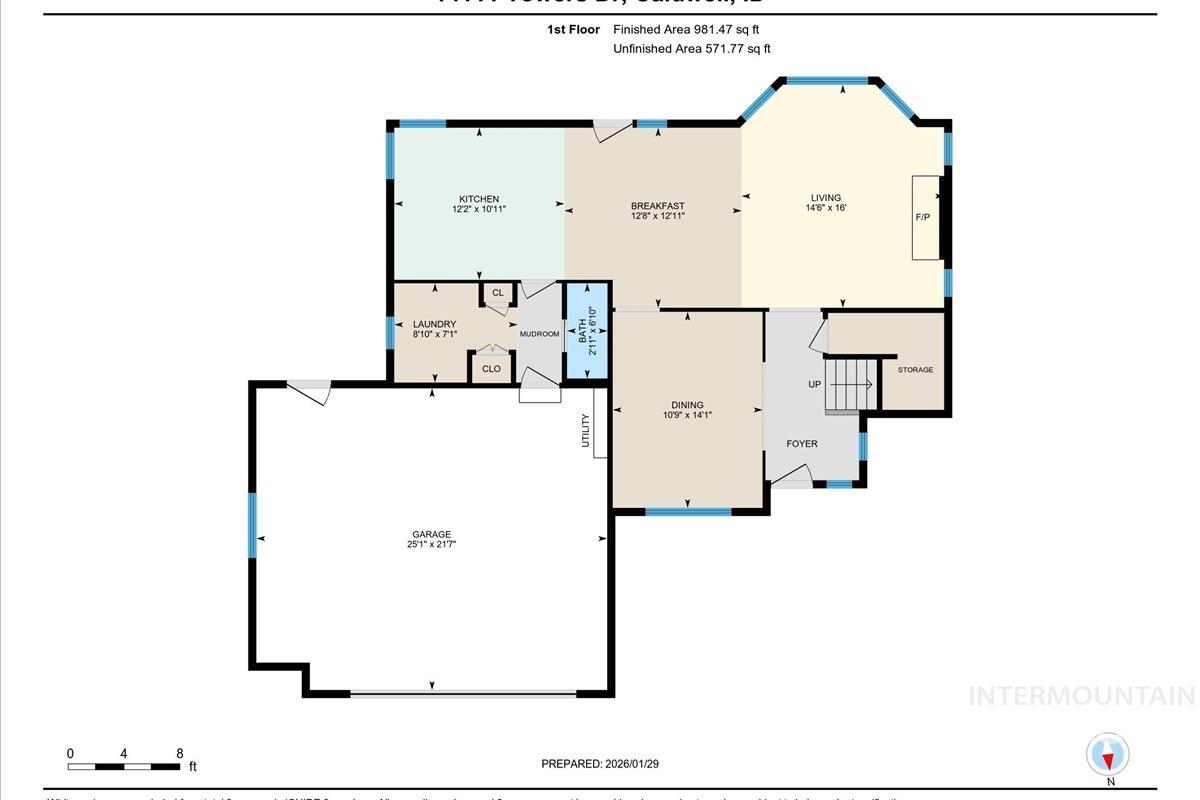 14111 Towers Drive Caldwell, ID 83607 - Photo 49 of 50 View of property floor plan