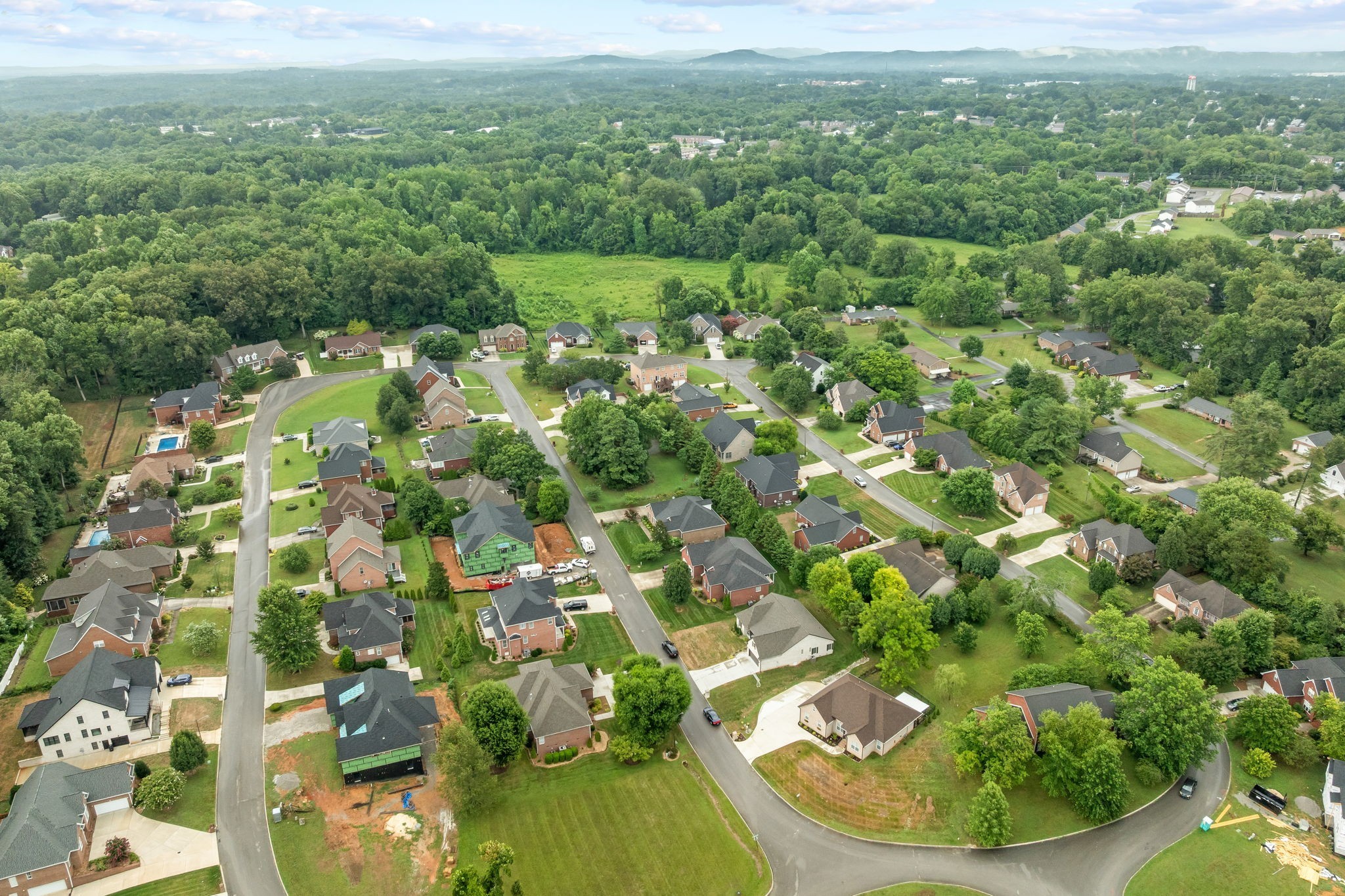 1309 Bridle Path Cookeville, TN 38501 - Photo 27 of 32 an aerial view of a house with a yard
