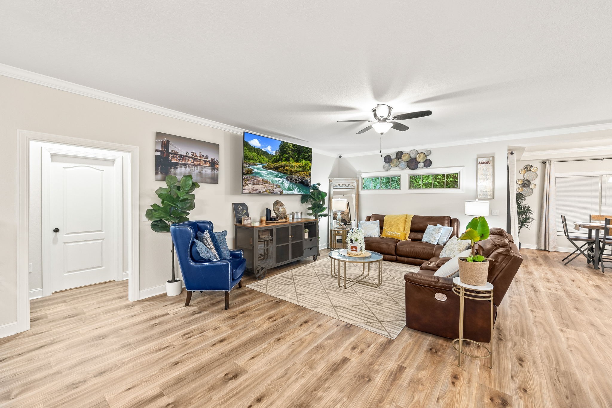 1309 Bridle Path Cookeville, TN 38501 - Photo 3 of 32 a living room with furniture and a wooden floor
