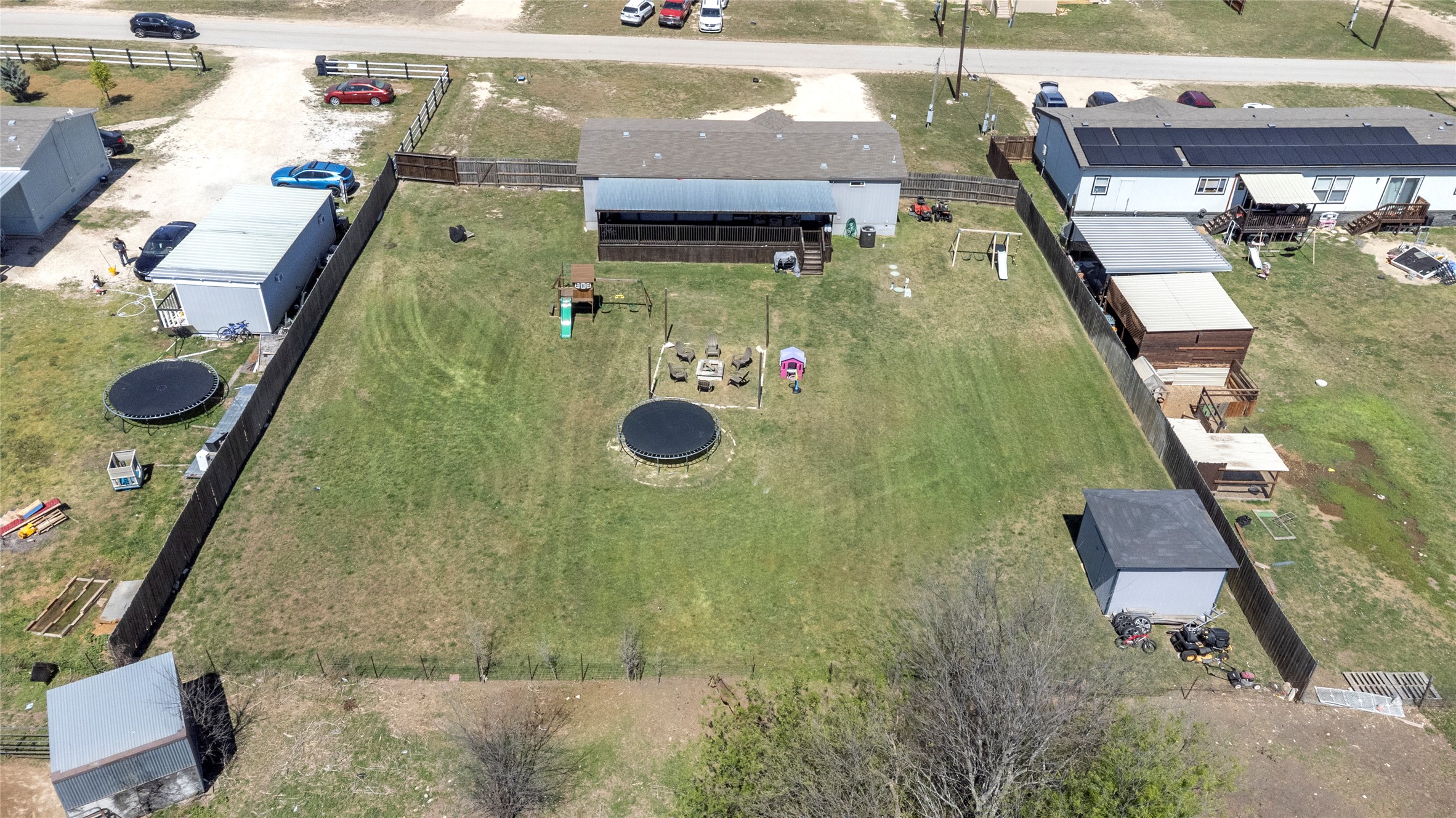 22774 Windy Mdws Cove Jarrell, TX 76537 - Photo 26 of 30 an aerial view of residential house with outdoor space