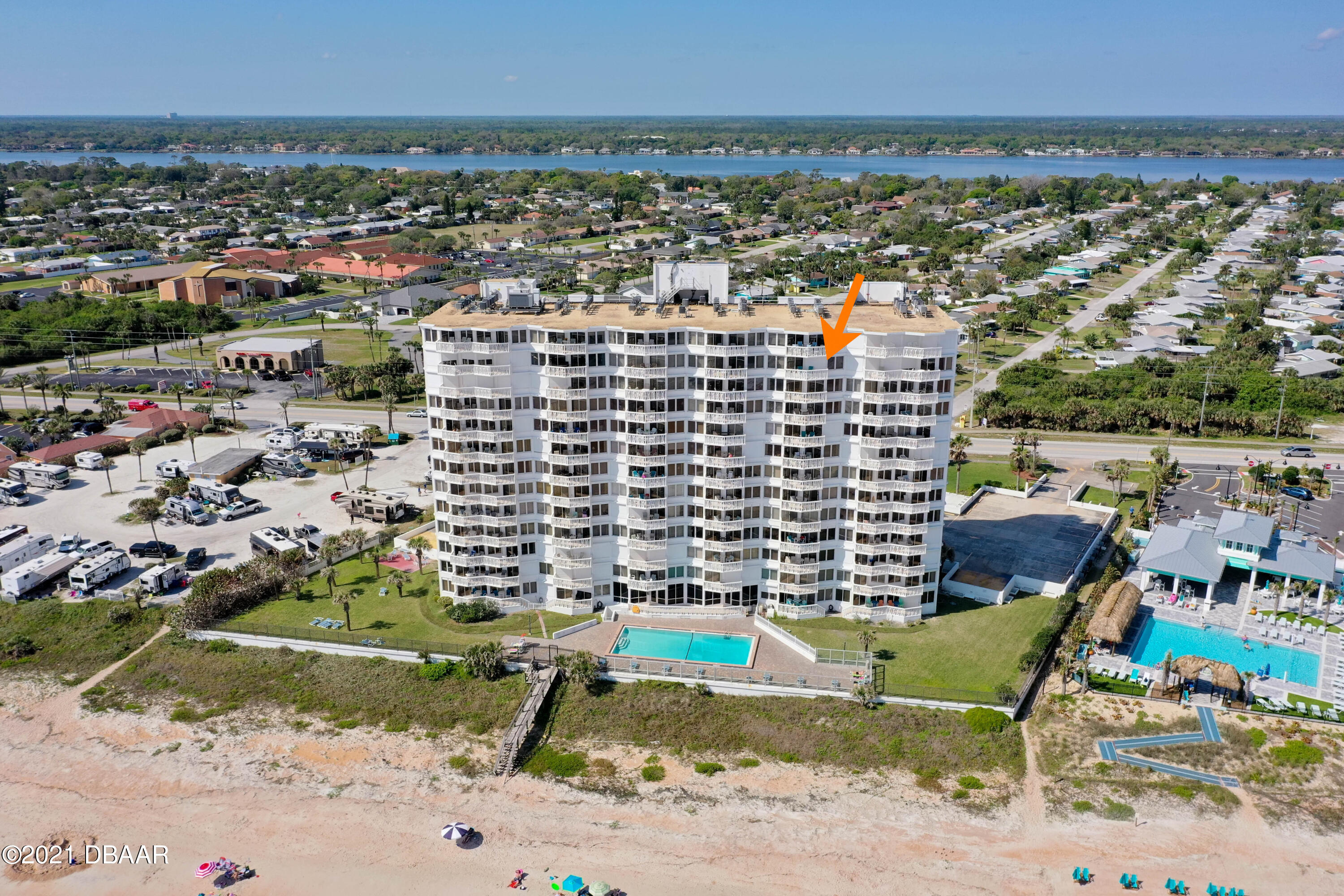 1051 Ocean Shore Boulevard, Unit 1202 Ormond Beach, FL 32176 - Photo 23 of 31 Back of building