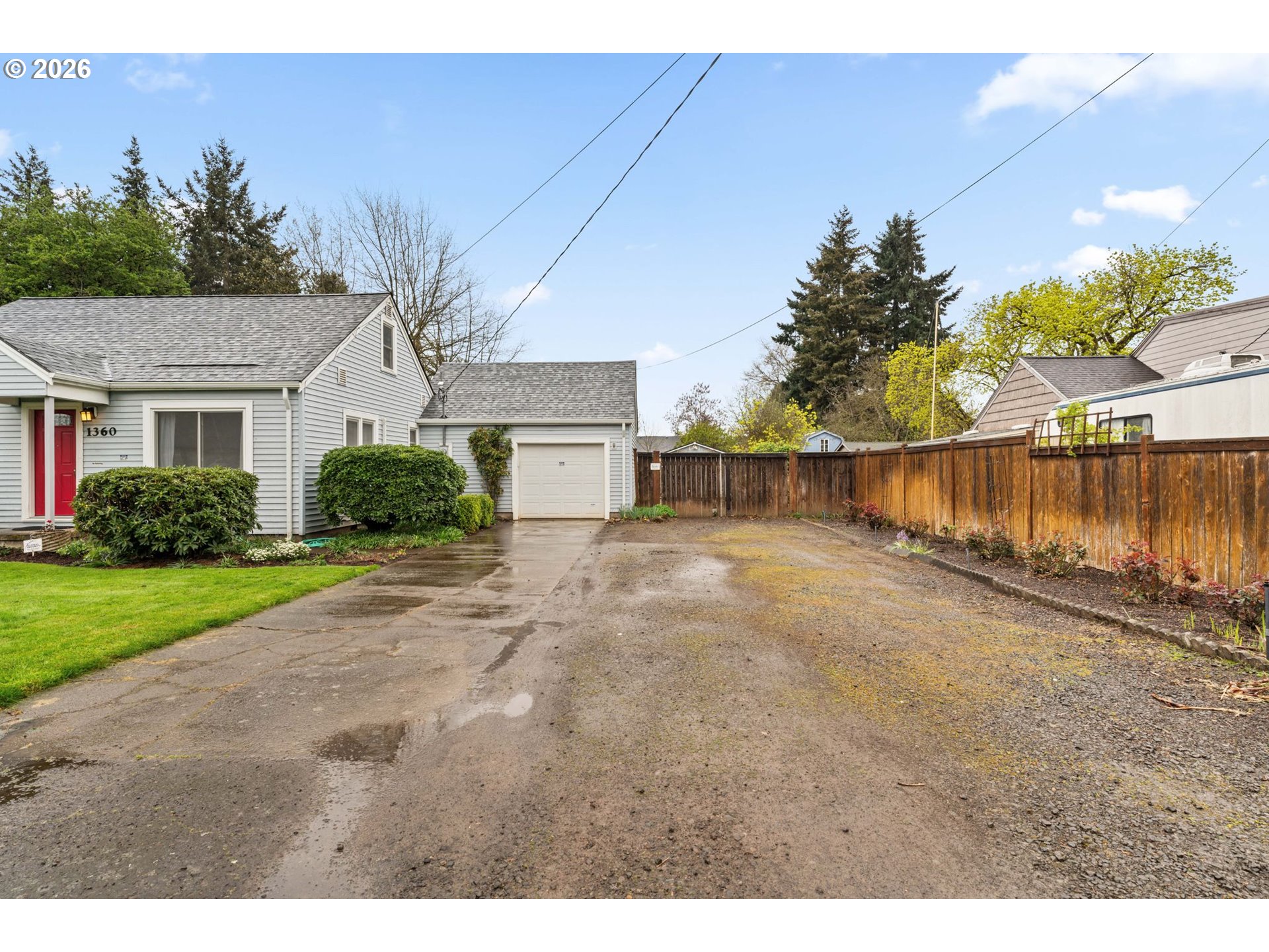 1360 Taft Street Eugene, OR 97402 - Photo 4 of 35 a view of a backyard
