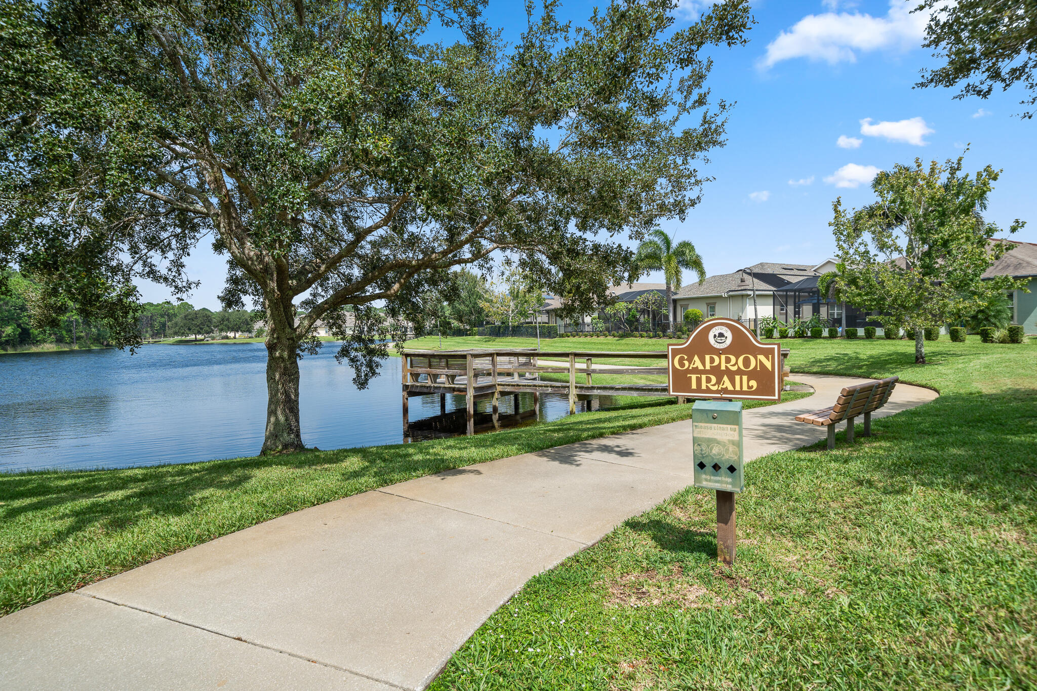 1718 Tullagee Avenue Melbourne, FL 32940 - Photo 29 of 35 a view of a park with iron fence