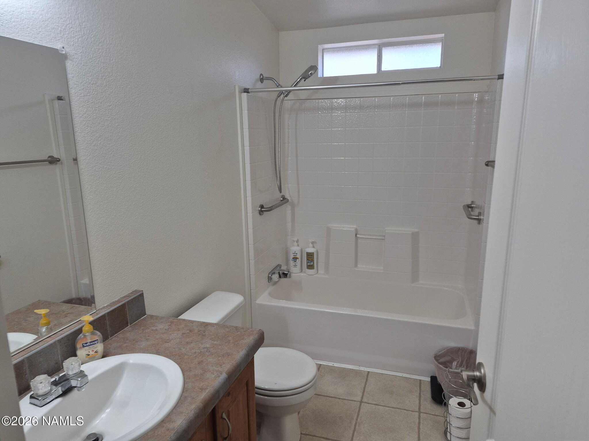 17075 Grizzly Ridge Munds Park, AZ 86017 - Photo 15 of 31 a bathroom with a sink a toilet and shower