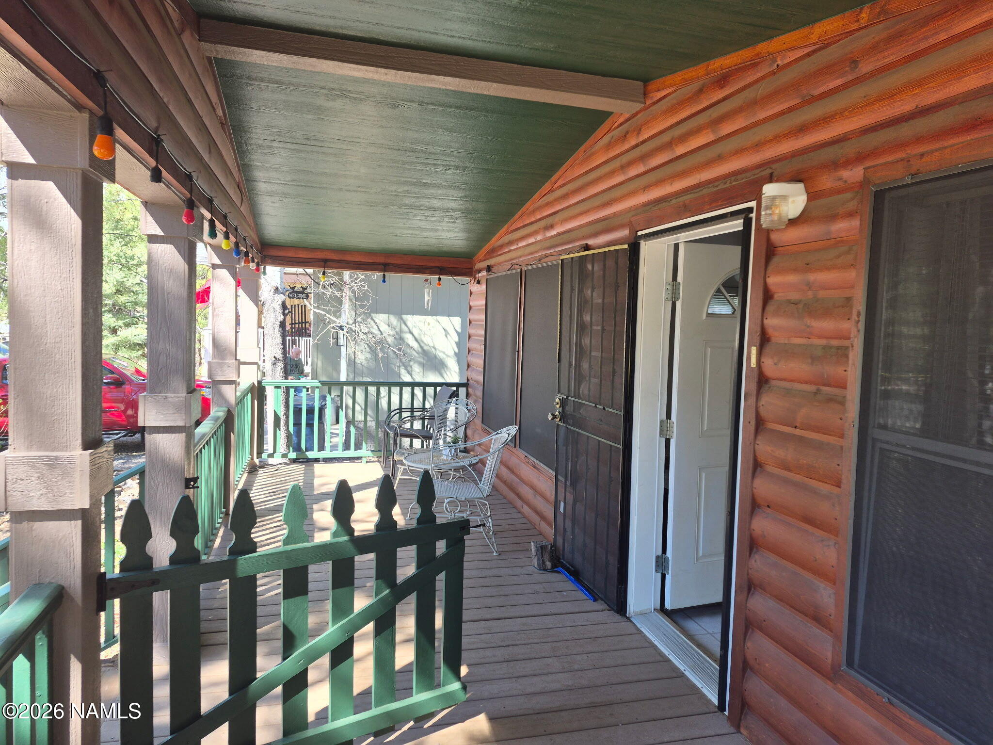 17075 Grizzly Ridge Munds Park, AZ 86017 - Photo 3 of 31 a view of a balcony with furniture