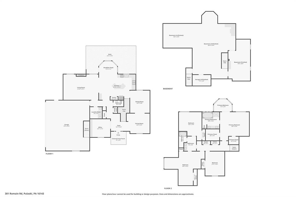 301 Romain Road Pulaski, PA 16143 - Photo 49 of 49 total floor plan