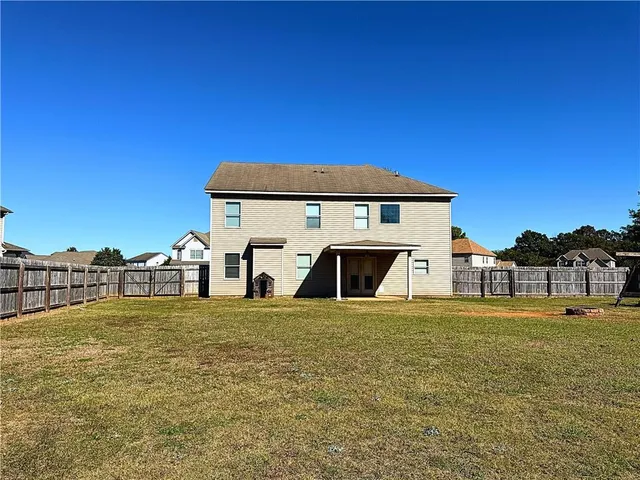 a big house with a large door