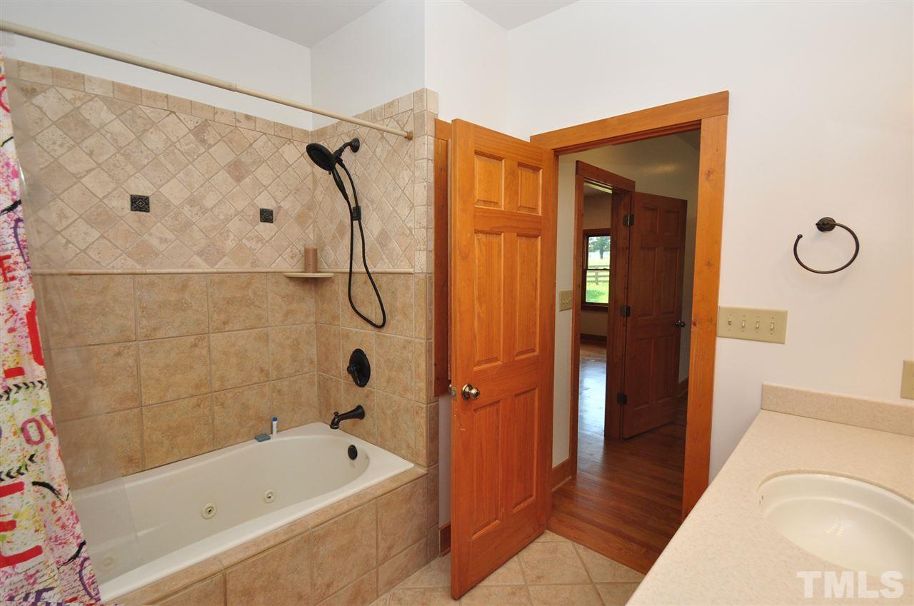 738 Castle Rock Farm Road Pittsboro, NC 27312 - Photo 12 of 25 a bathroom with a tub a sink and a shower