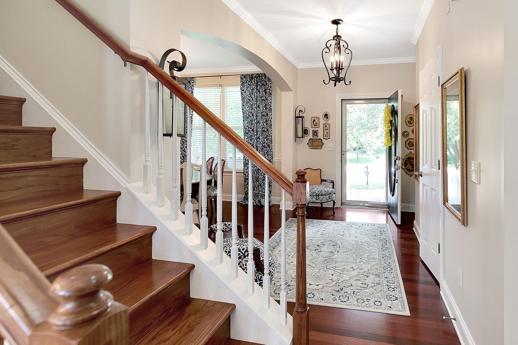 201 Verde Meadow Drive Franklin, TN 37067 - Photo 5 of 40 a view of entryway and hall with wooden floor