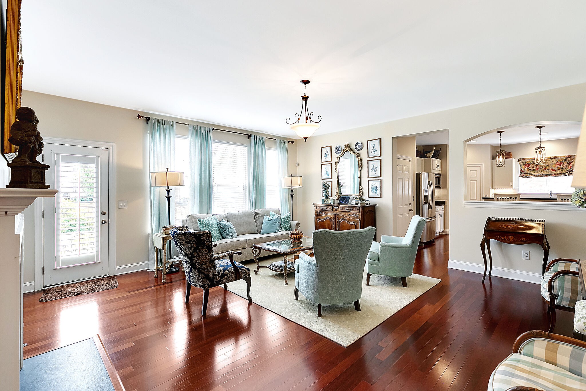 201 Verde Meadow Drive Franklin, TN 37067 - Photo 9 of 40 a living room with furniture wooden floor and a window