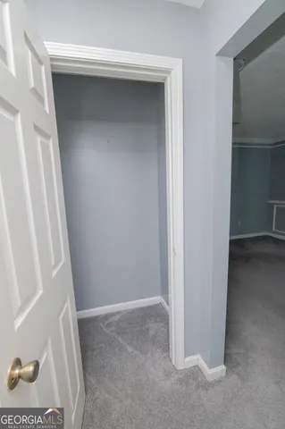 a view of closet area