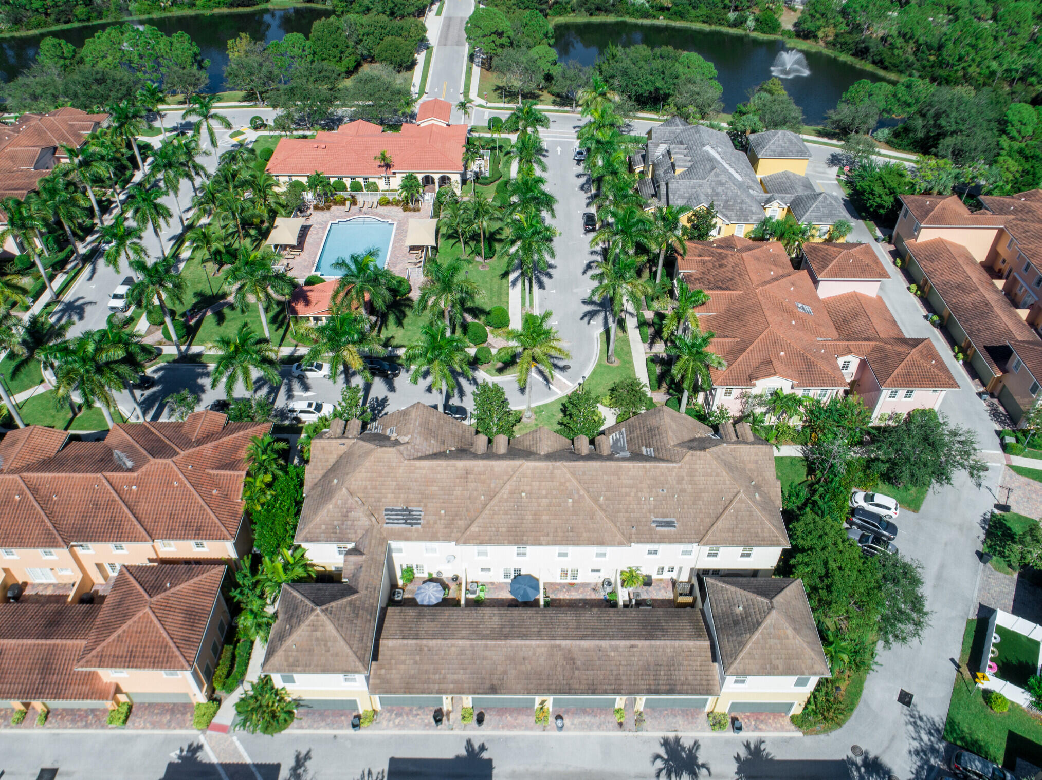 151 Mulligan Place Jupiter, FL 33458 - Photo 22 of 23 an aerial view of a house with a garden and plants