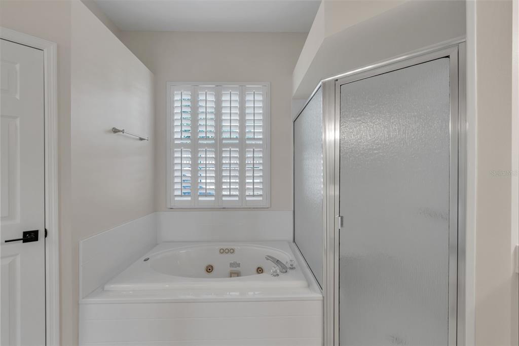 2626 Raccoon Run Lane Orlando, FL 32837 - Photo 28 of 62 a bathroom with a bathtub and a shower
