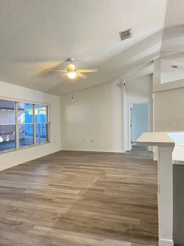 a view of a livingroom with a fireplace