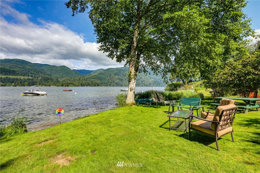 8 Inlet Circle Bellingham, WA 98229 - Photo 32 of 39 an outdoor sitting area with swimming pool and green space