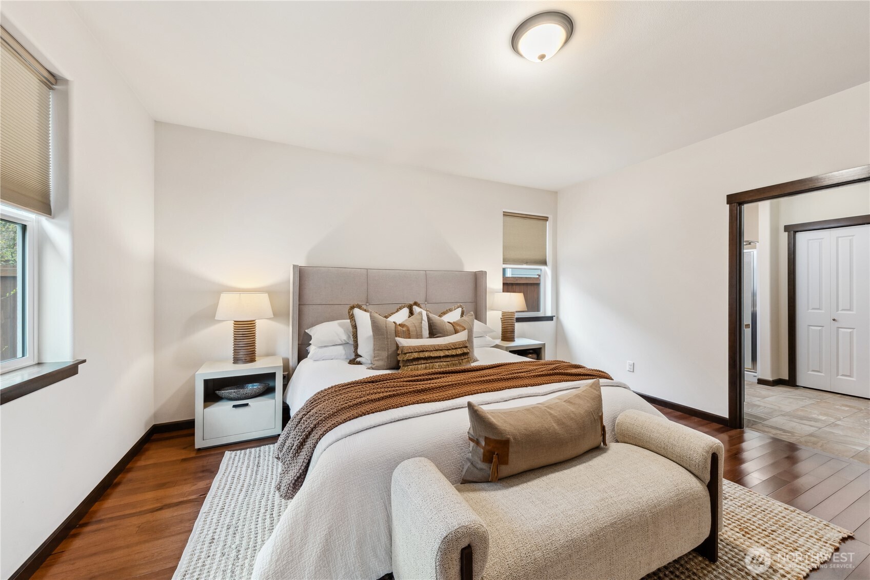 1886 Silver Loop Mount Vernon, WA 98274 - Photo 15 of 36 a bedroom with a bed and wooden floor