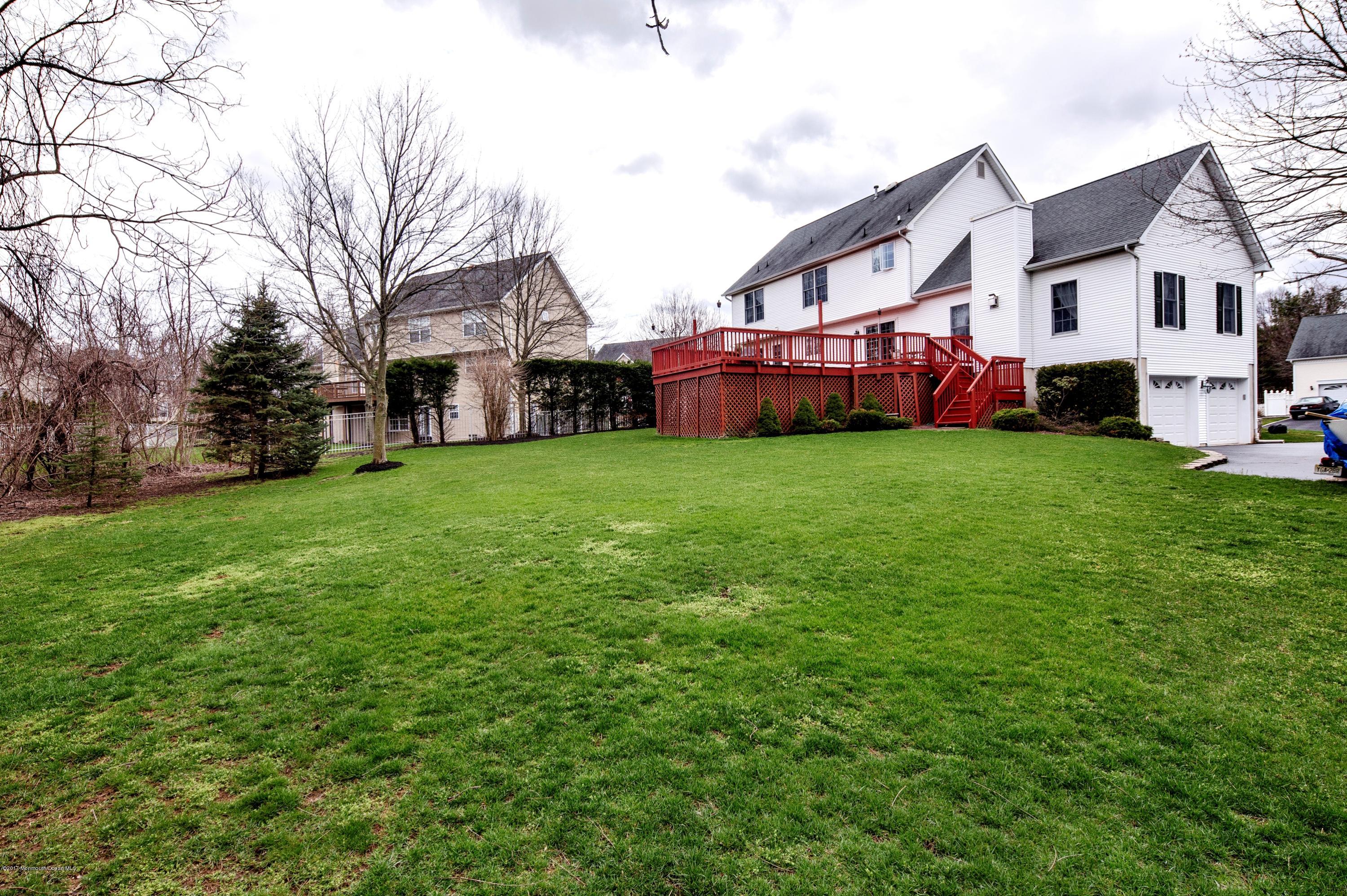 26 Hamilton Hill Road Lincroft, NJ 07738 - Photo 34 of 36 26 Hamilton Hill Rd Backyard