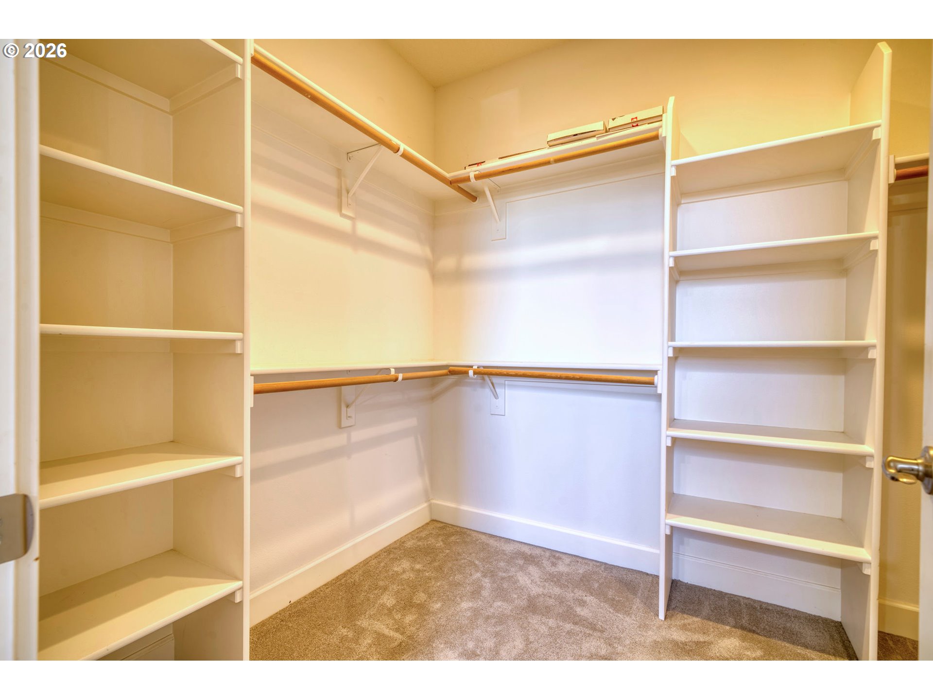 33058 Church Road Warren, OR 97053 - Photo 18 of 45 a view of walk in closet with empty racks
