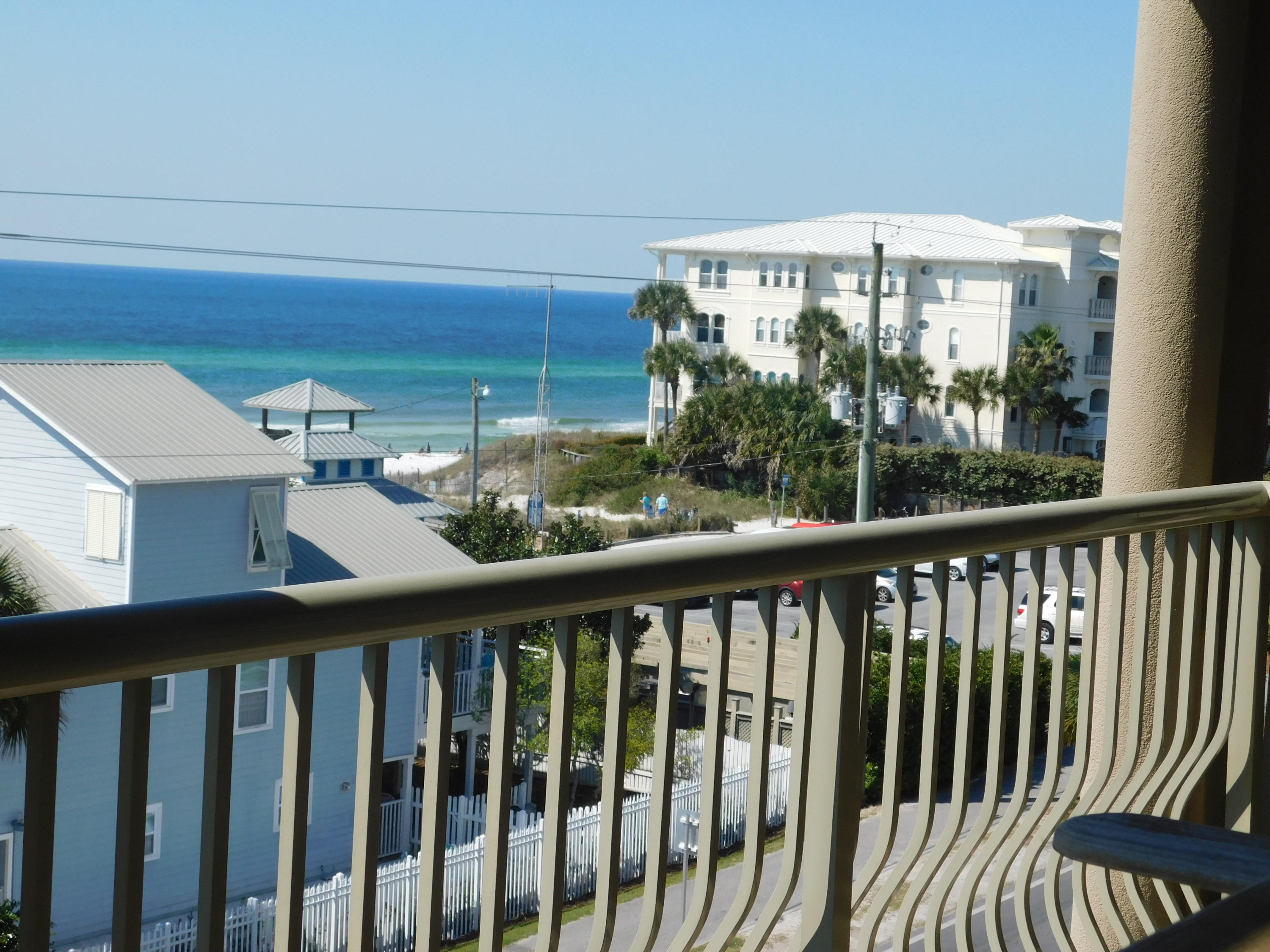 4368 West County Highway 30A, Unit 401 Santa Rosa Beach, FL 32459 - Photo 1 of 22 a view of a balcony with an outdoor space