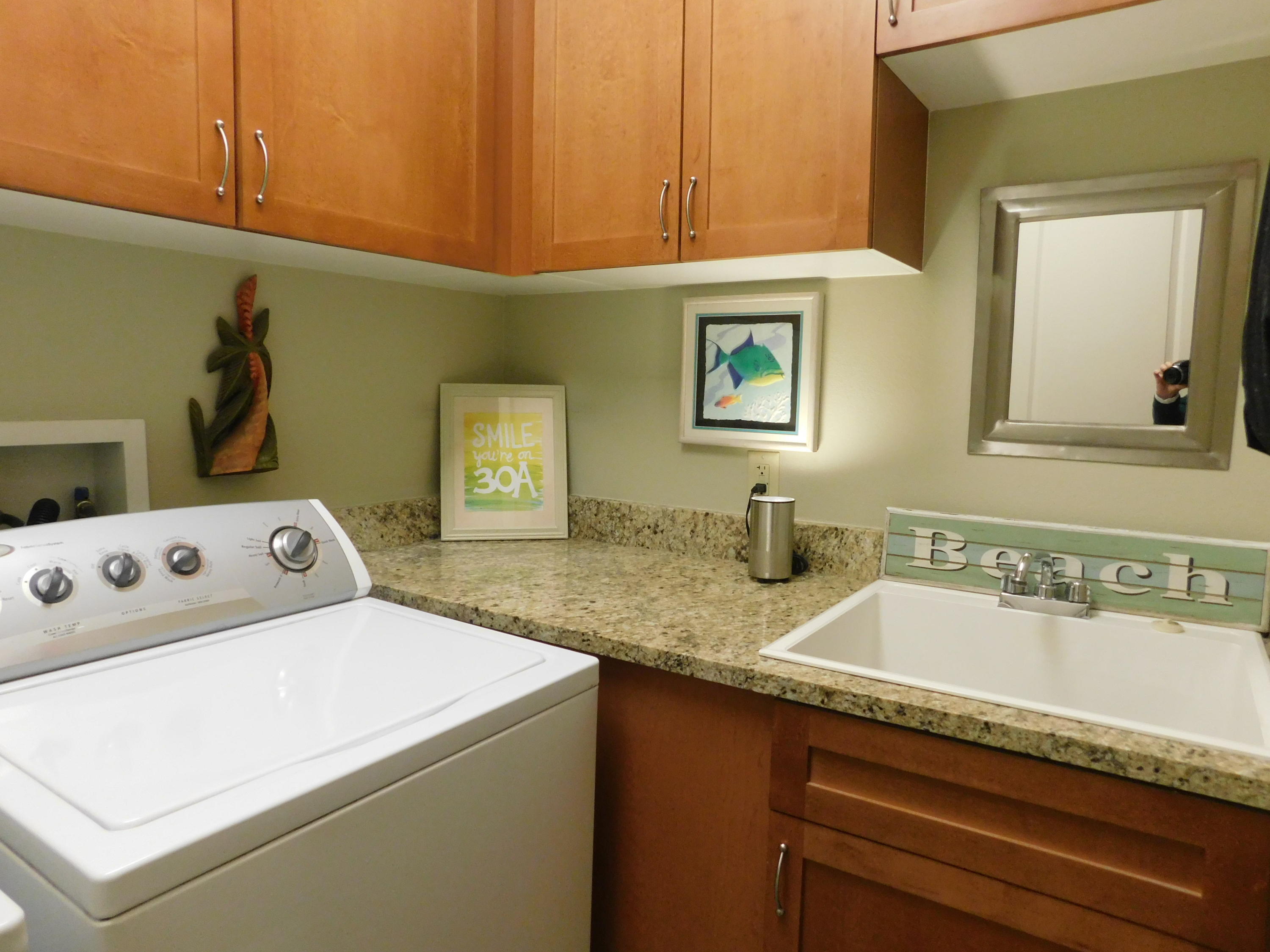 4368 West County Highway 30A, Unit 401 Santa Rosa Beach, FL 32459 - Photo 16 of 22 a bathroom with a sink and a mirror