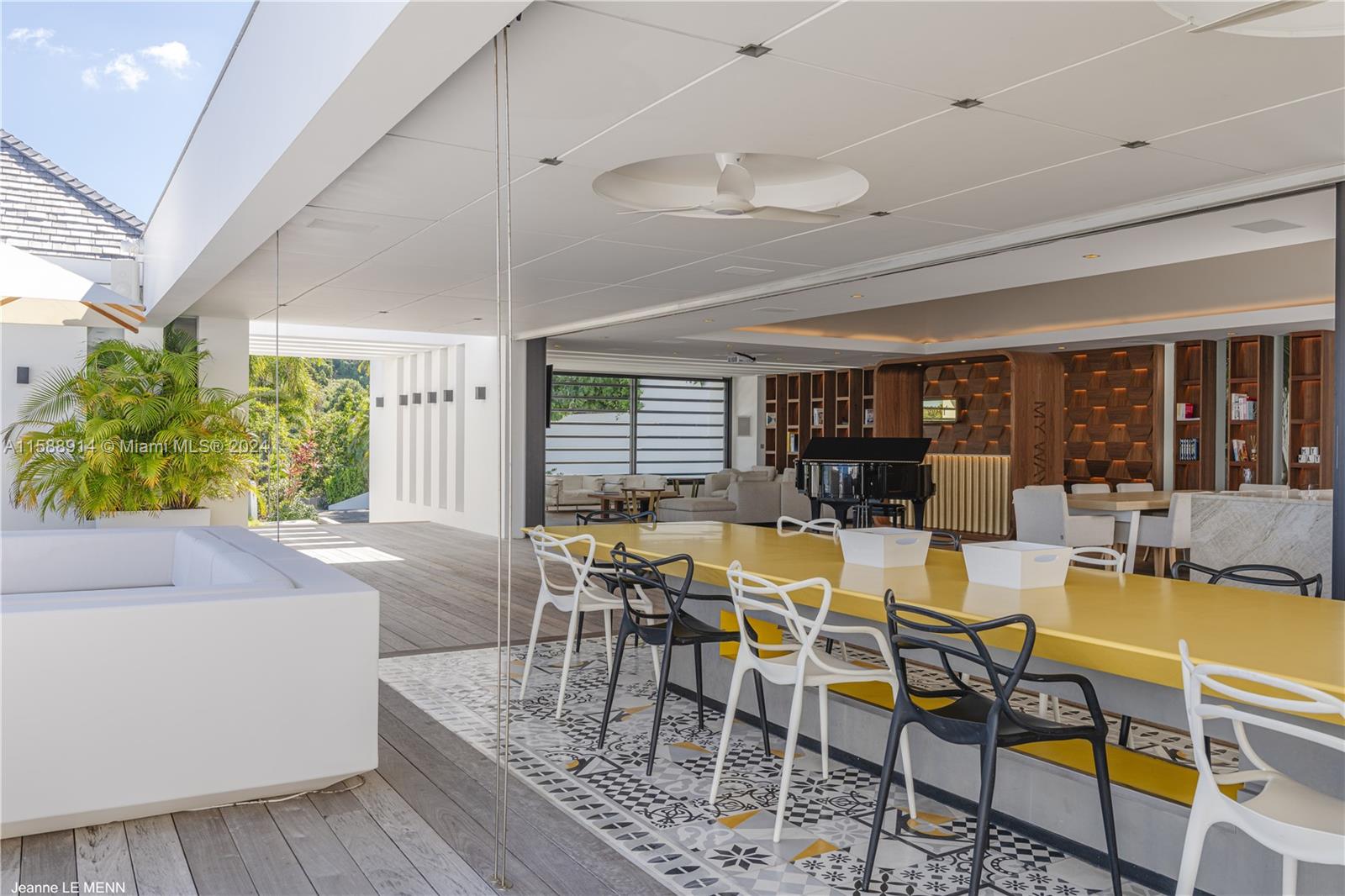 Source Colombier, SA 00000 - Photo 22 of 40 a view of a dining room with furniture window and outside view