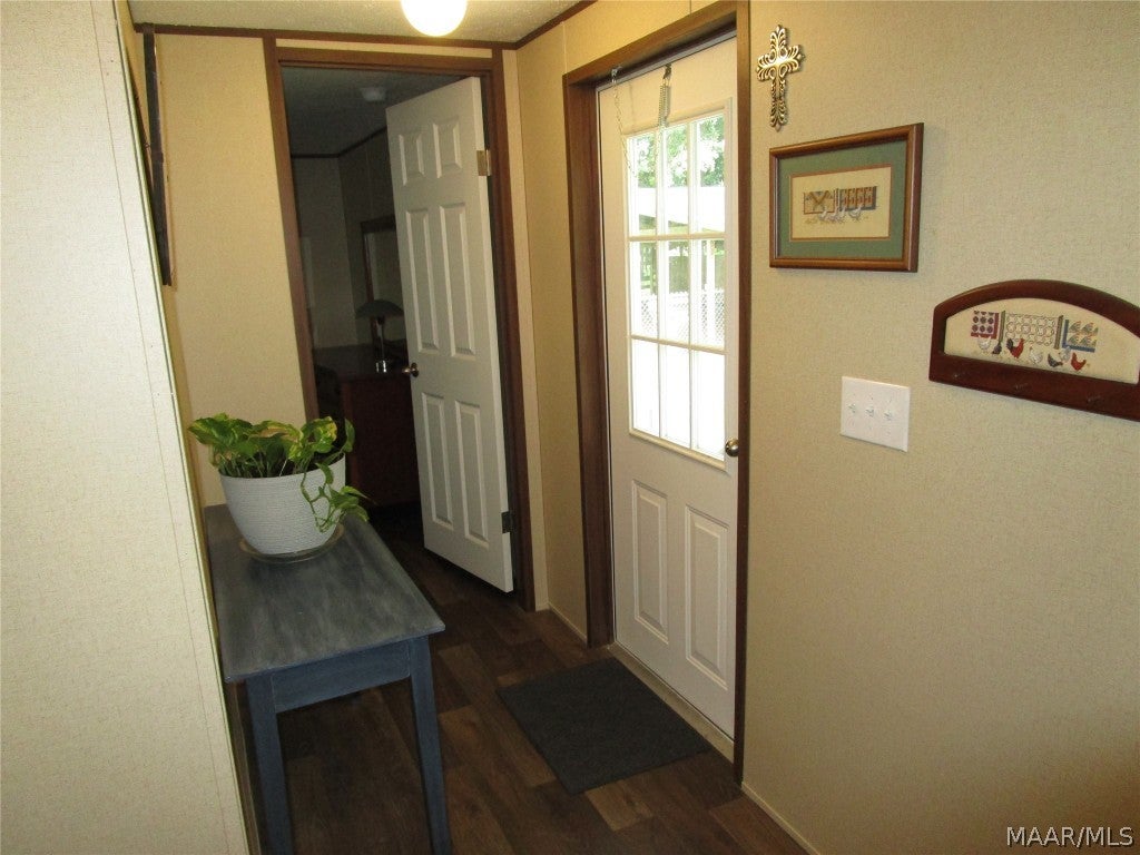 110 Aplin Street Samson, AL 36477 - Photo 20 of 43 HALLWAY OFF KITCHEN TO BACK PORCH
