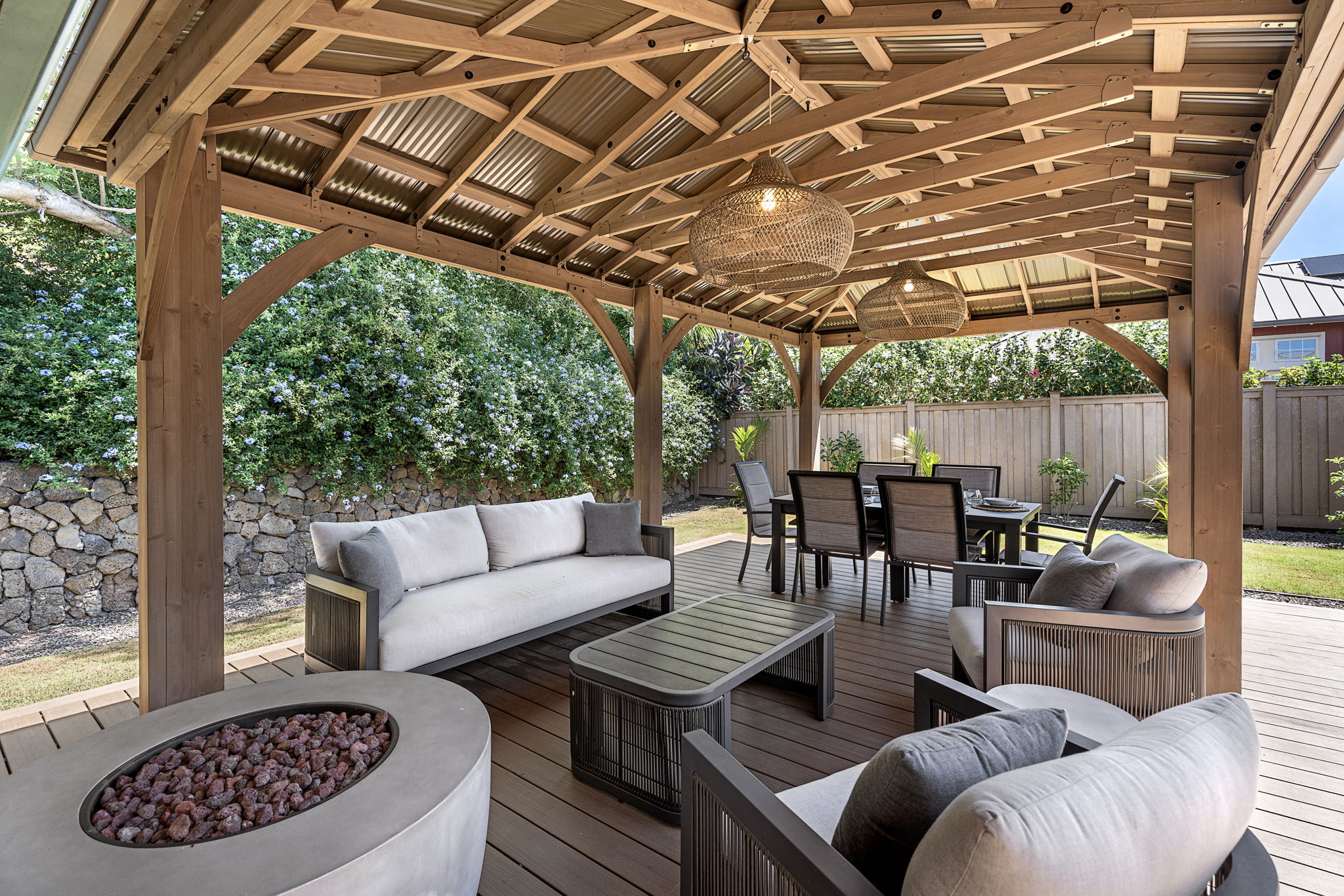 65-1294 Hoku Road Kamuela, HI 96743 - Photo 21 of 30 a outdoor living space with furniture and a couch