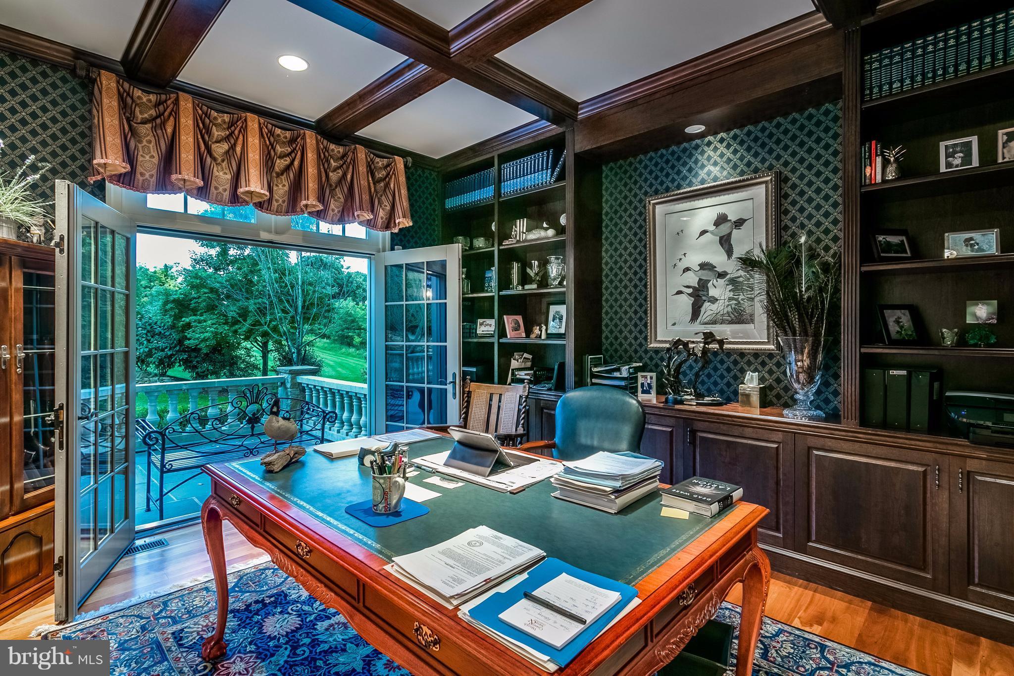 5 Hayfields Road Hunt Valley, MD 21030 - Photo 11 of 30 a living room with furniture pool table and a floor to ceiling window