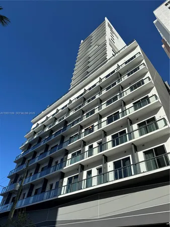 a front view of a building