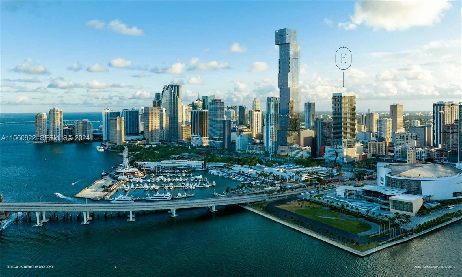 398 Northeast 5th Street, Unit 4708 Miami, FL 33132 - Photo 8 of 12 a view of a city with tall buildings