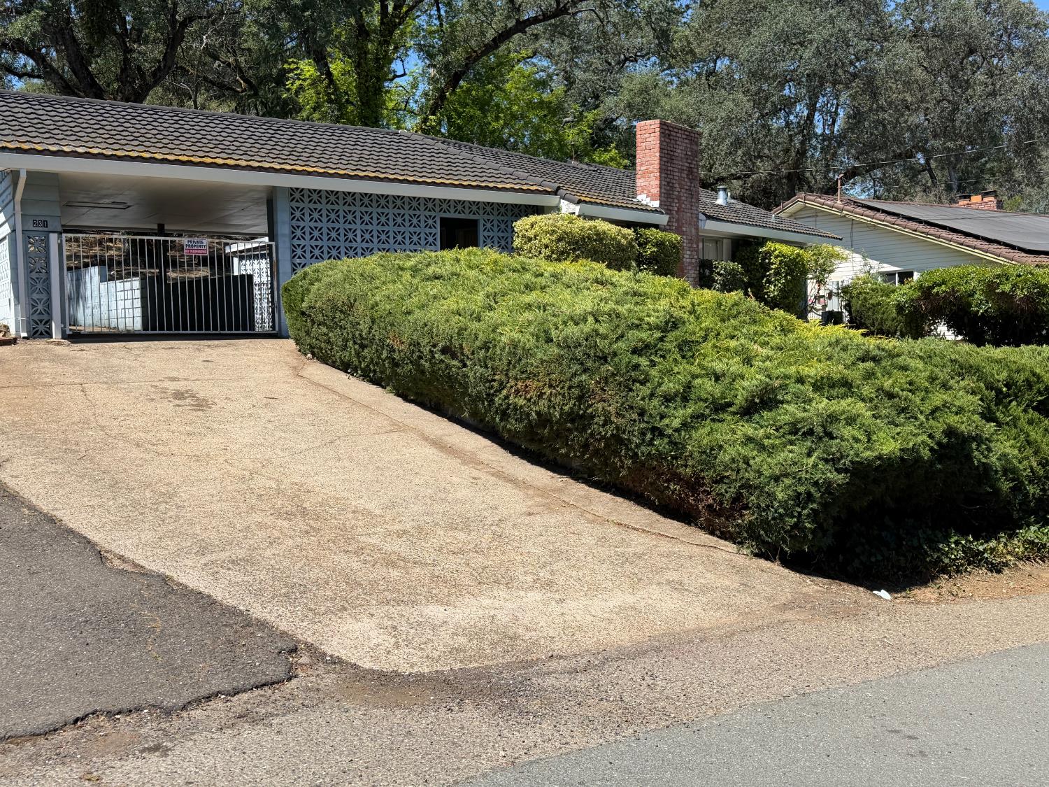 231 Boarman Street Jackson, CA 95642 - Photo 2 of 65 Driveway to carport