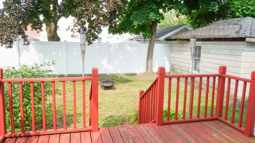 349 Aqueduct Road Cranston, RI 02910 - Photo 7 of 20 a view of a small deck